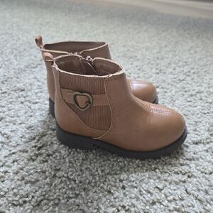 Carter's Brown Kids Ankle Boots - Size 7